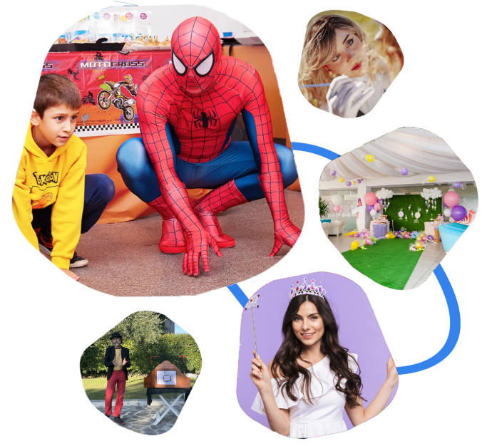 Bambini che festeggiano